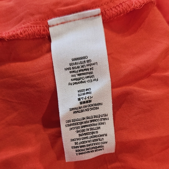 Free People Mockingbird Mini Dress Deep V Neck SS Open Back Hot Cherry Siz 8 NWT - Picture 11 of 16